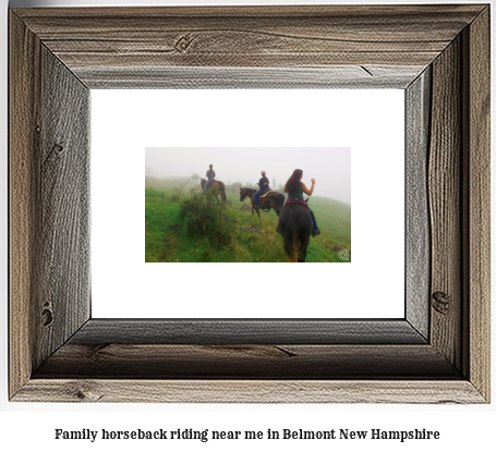 family horseback riding near me in Belmont, New Hampshire